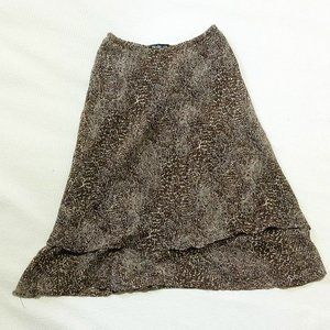 VINTAGE Style & Co. Giraffe Pattern  Knee-Length Skirt | Fits Like Women's S